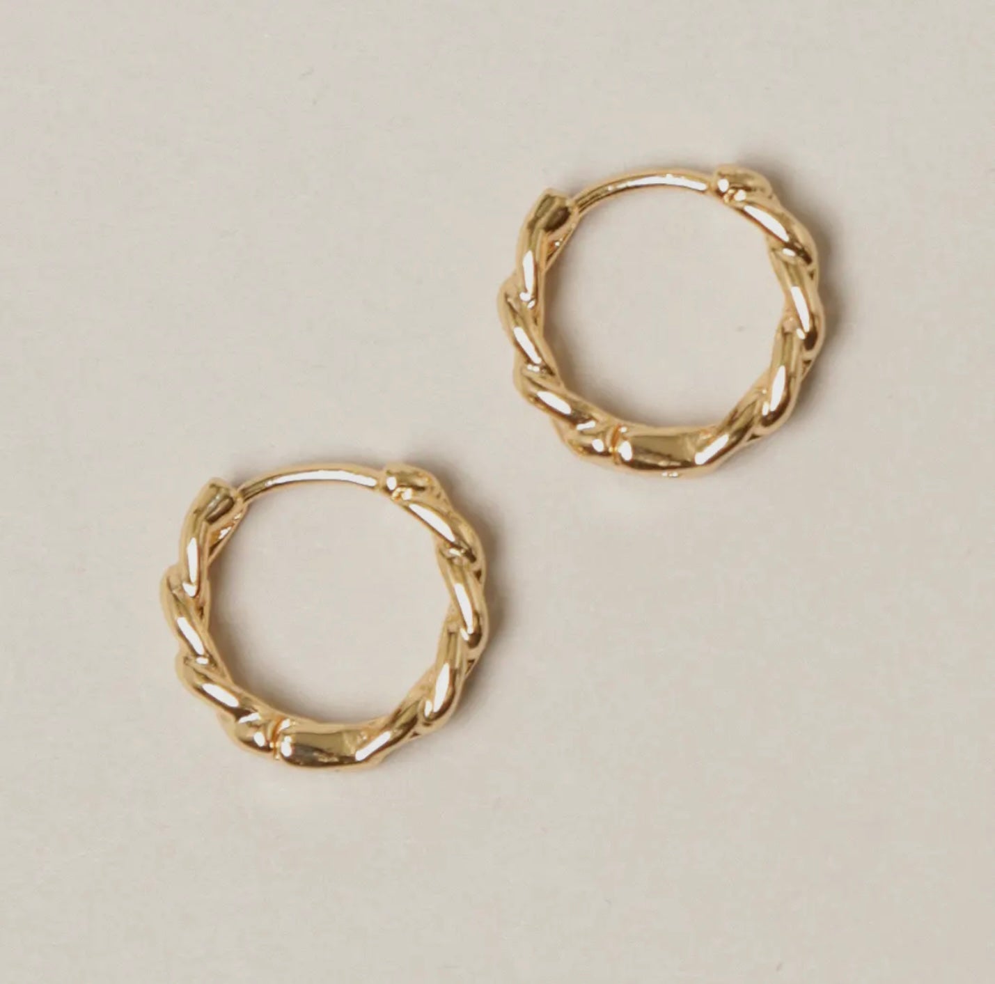 Gold Dipped Hoops