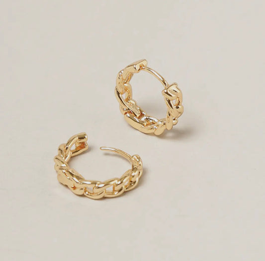 Gold Dipped Hoops